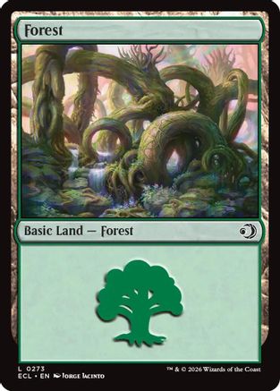 Forest (0273) (ECL-273) - Lorwyn Eclipsed