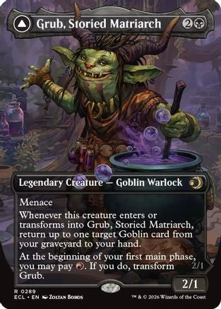 Grub, Storied Matriarch (Borderless) (ECL-289) - Lorwyn Eclipsed