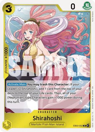 Shirahoshi (EB03-052) - Extra Booster: One Piece Heroines Edition Foil