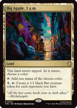 Big Apple, 3 a.m. (TMC-042) - Commander: Teenage Mutant Ninja Turtles Foil