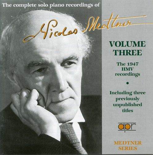 Nikolai Medtner - Complete Solo Pno Recordings Vol. 3 Music CD