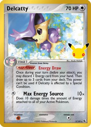 Delcatty 005/null - ME 30th Celebration Classic Collection Holofoil