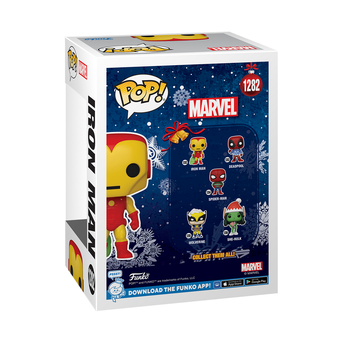 POP! Marvel: Holiday - Iron Man w/ Bag
