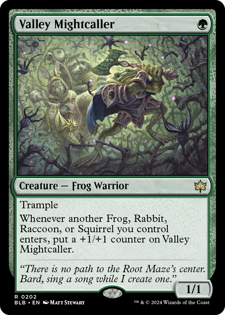 Valley Mightcaller (BLB-202) - Bloomburrow