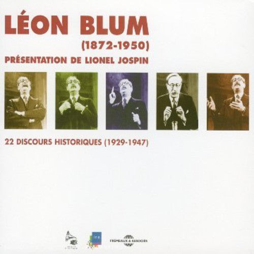 Leon Blum - 22 Discours Historiques 1929-1947 Music CD