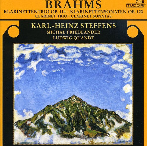 J. BRAHMS - Clarinet Trio Op 144 / Clarinet Sonatas Op 120 Music CD