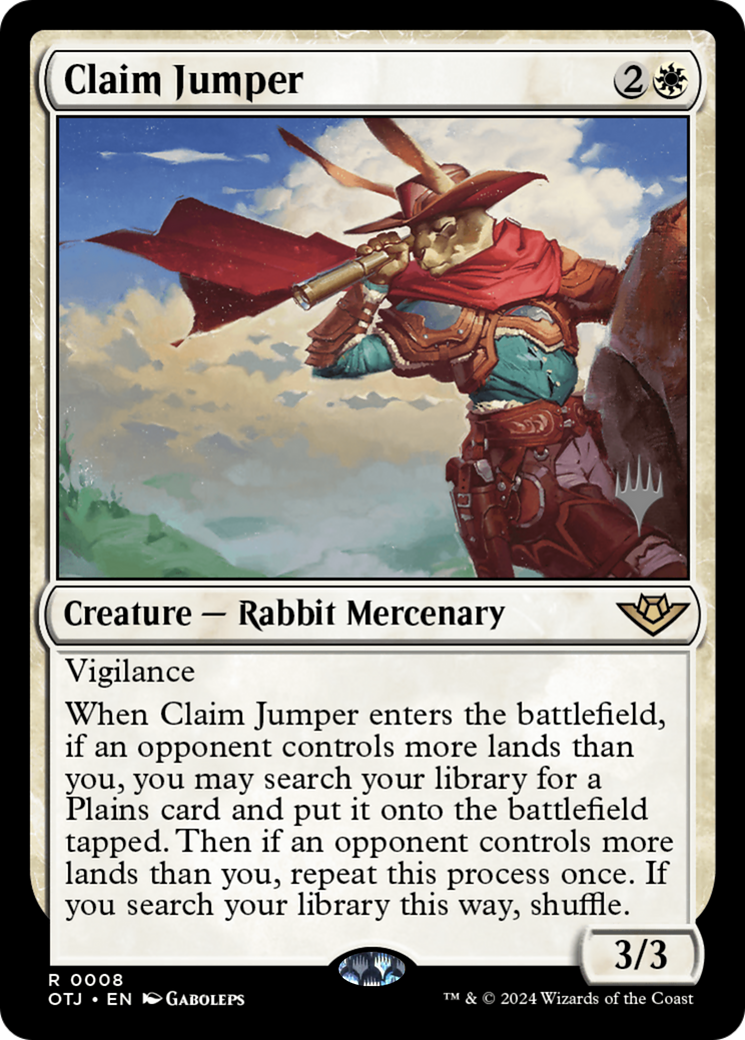 Claim Jumper (PPOTJ-008) - Outlaws of Thunder Junction Promos