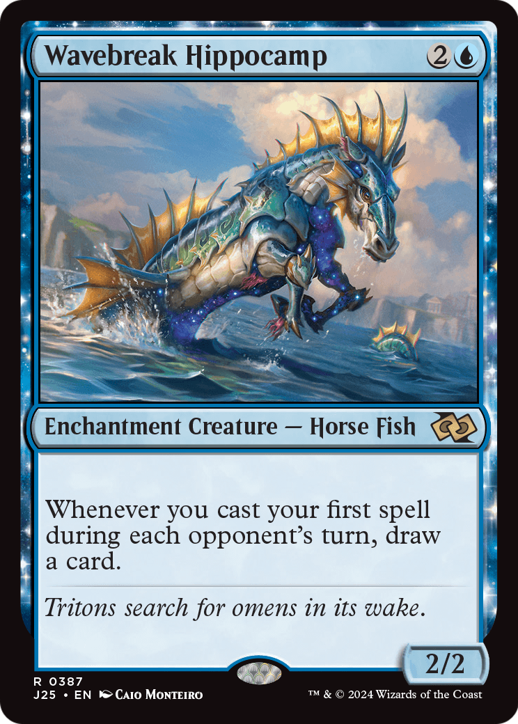 Wavebreak Hippocamp (J25-387) - Foundations Jumpstart: (enchantment)