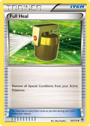 Full Heal 093/111 - XY Furious Fists