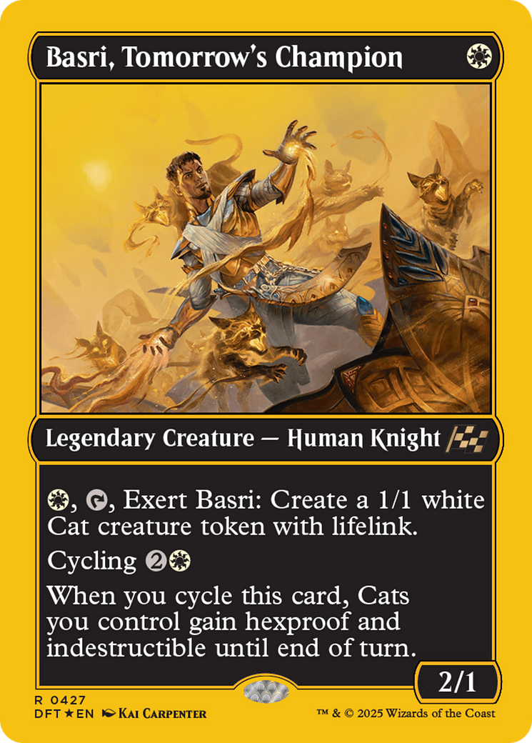 Basri, Tomorrow's Champion (DFT-427) - Aetherdrift Foil