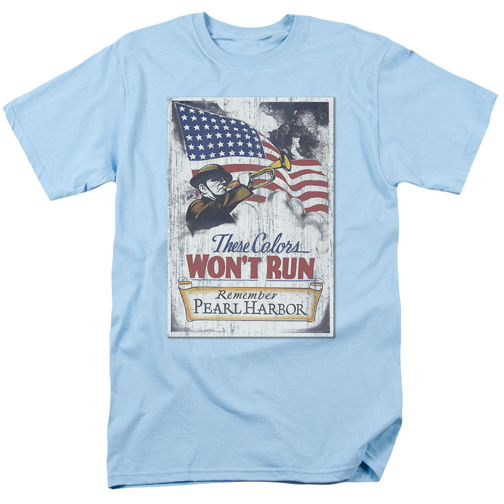 Army Pearl Harbor Mens T Shirt Light Blue Officially Licensed