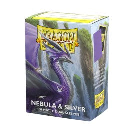 Dragon Shield: Standard Matte Dual 100ct - Nebula & Silver