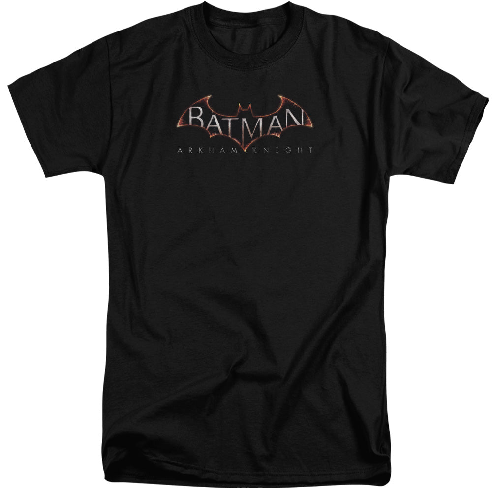 Batman Arkham Knight Logo Mens Tall T Shirt Black Officially Licensed