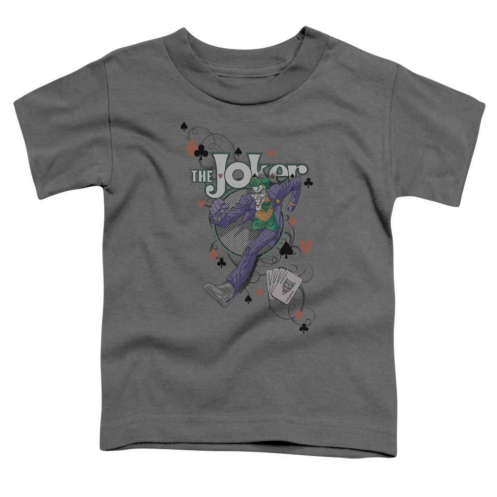 Batman Always A Joker Toddler Kids Youth T Shirt Charcoal Officially Licensed