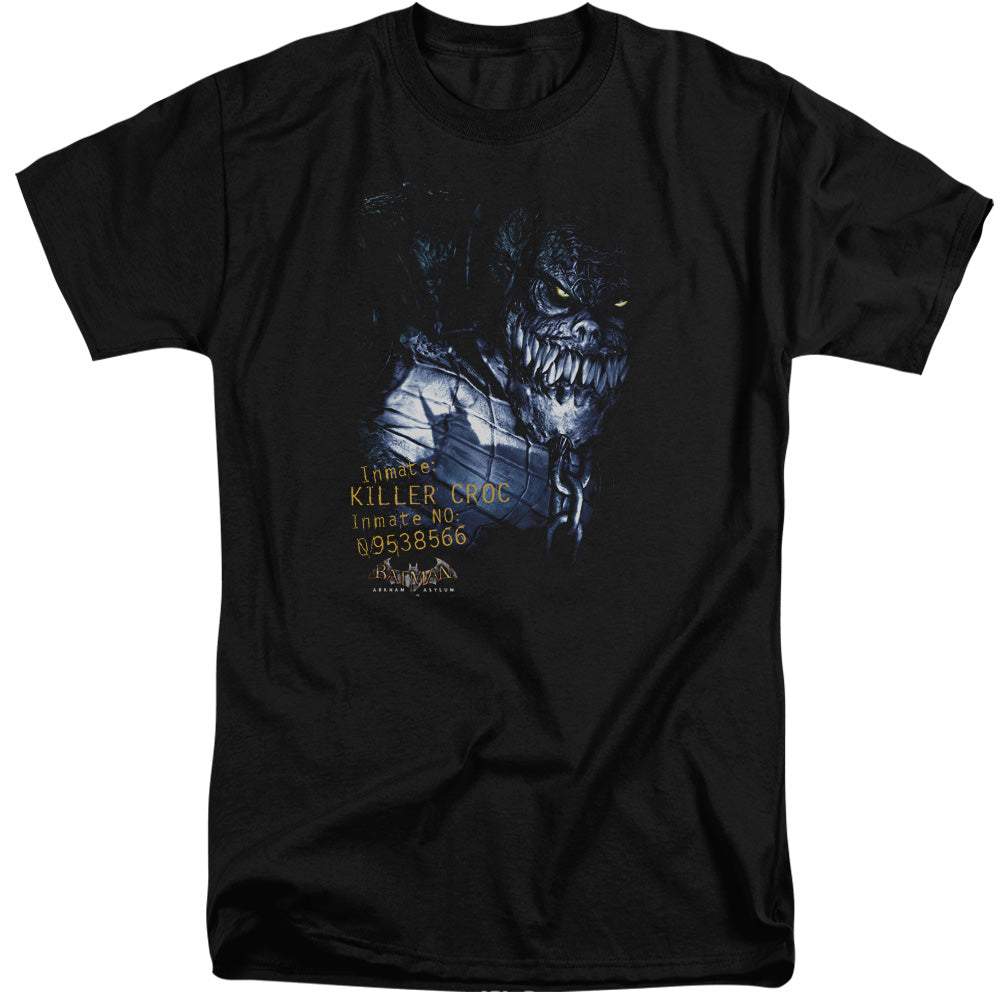Batman Aa Arkham Killer Croc Mens Tall T Shirt Black Officially Licensed