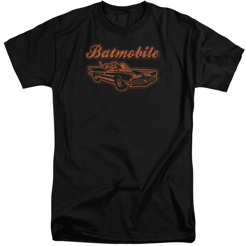Batman Batmobile Mens Tall T Shirt Black Officially Licensed