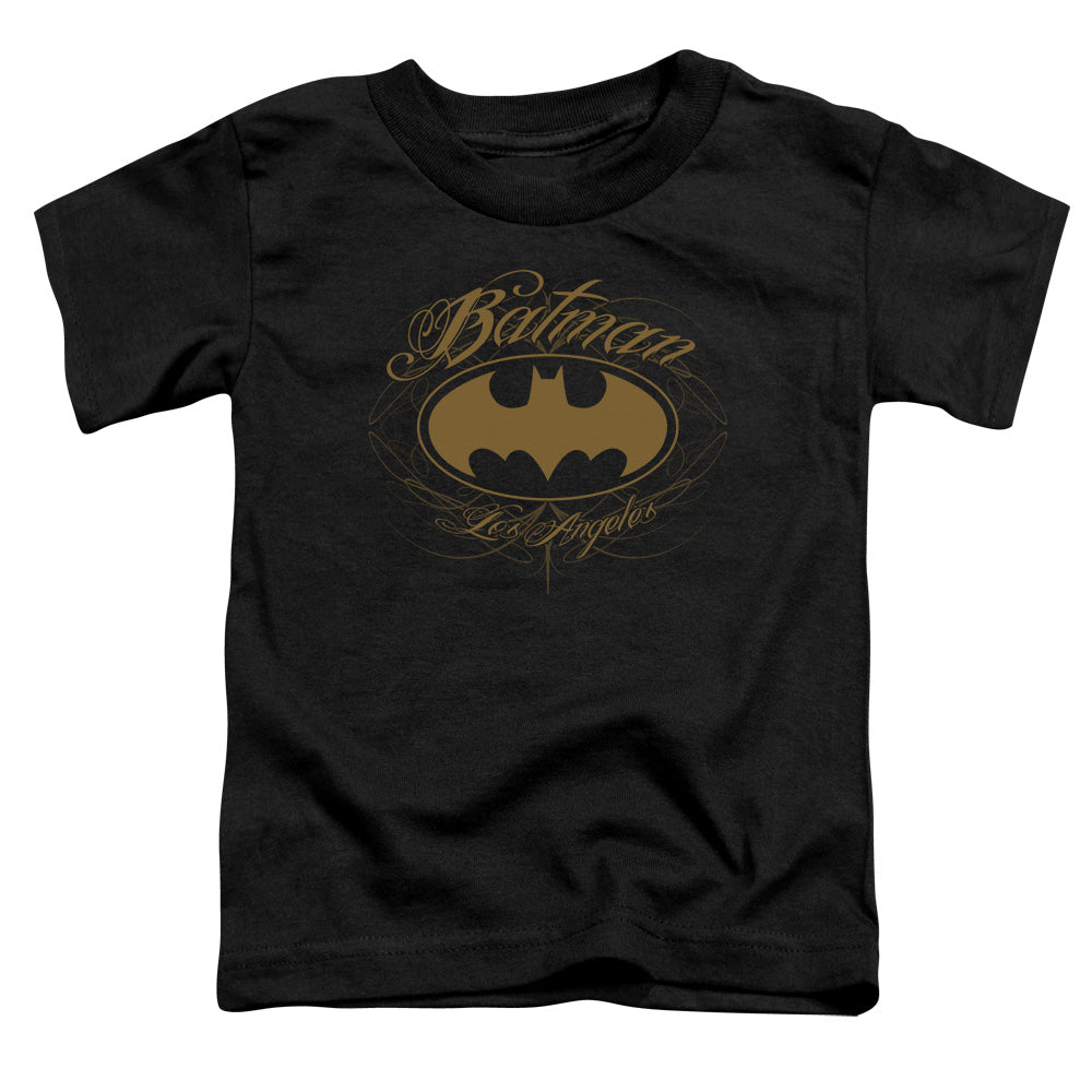 Batman Batman La Toddler Kids Youth T Shirt Black Officially Licensed