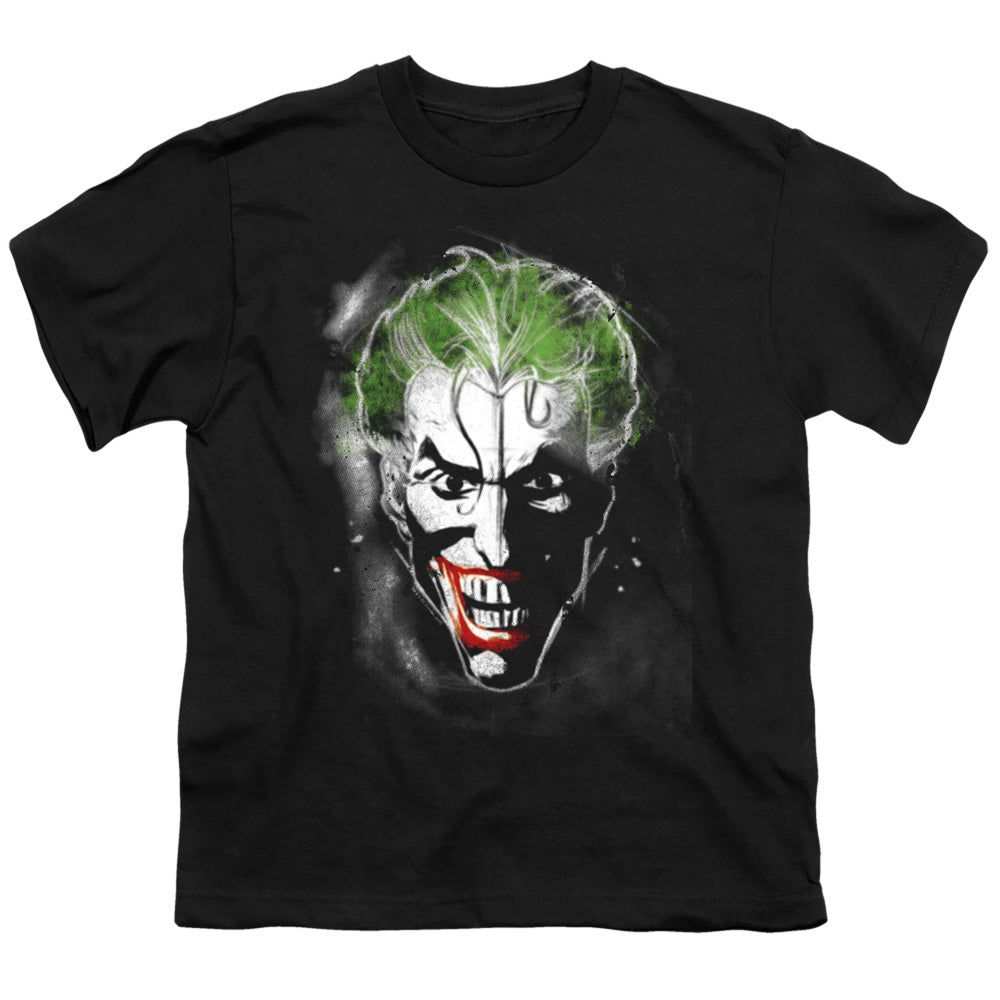 Batman Face Of Madness Kids Youth T Shirt Black Officially Licensed