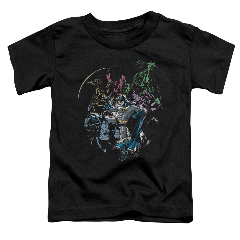 Batman Surrounded Toddler Kids Youth T Shirt Black Officially Licensed