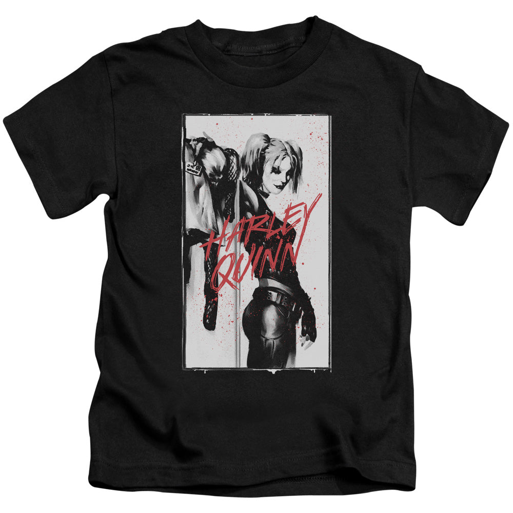 Batman Inked Quinn Juvenile Kids Youth T Shirt Black Officially Licensed