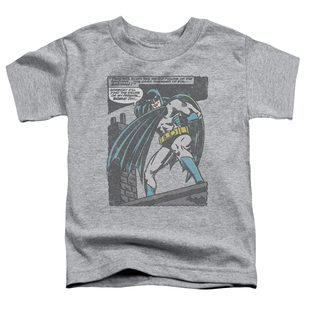 Batman Bat Origins Toddler Kids Youth T Shirt Athletic Heather Officially Licensed