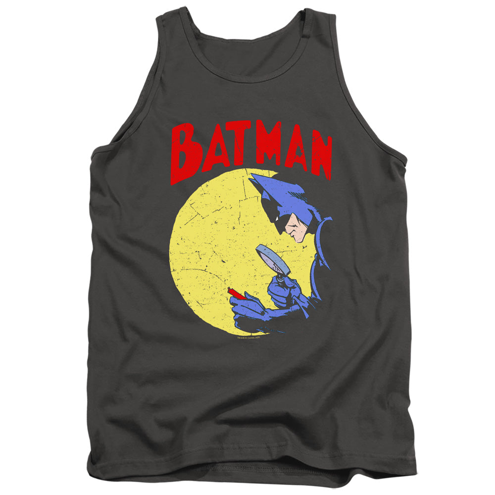 Batman Detective 75 Mens Tank Top Shirt Charcoal Officially Licensed