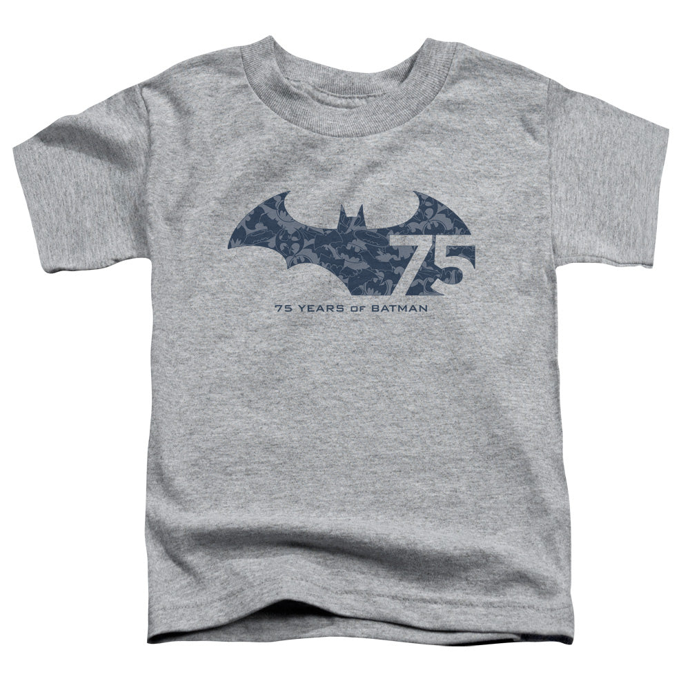 Batman 75 Year Collage Toddler Kids Youth T Shirt Athletic Heather Officially Licensed