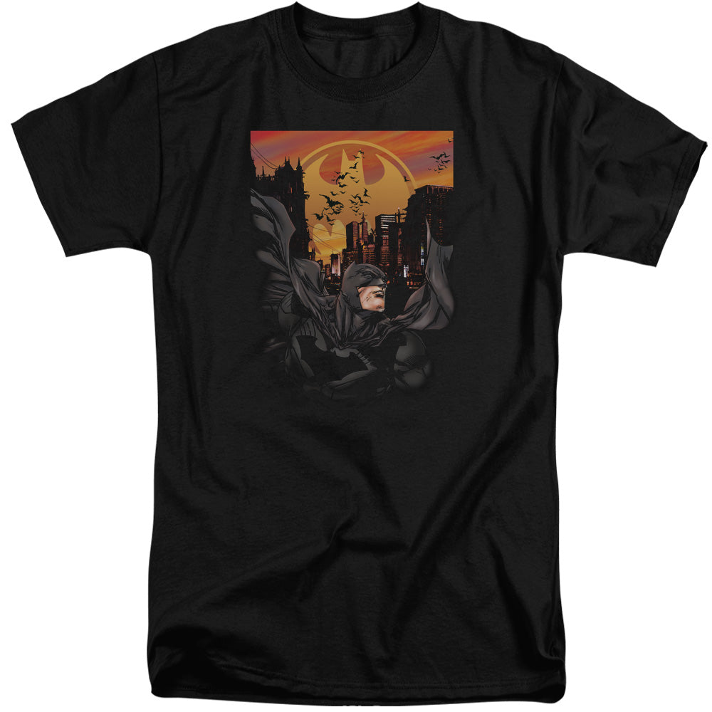 Batman Always On Call Mens Tall T Shirt Black Officially Licensed