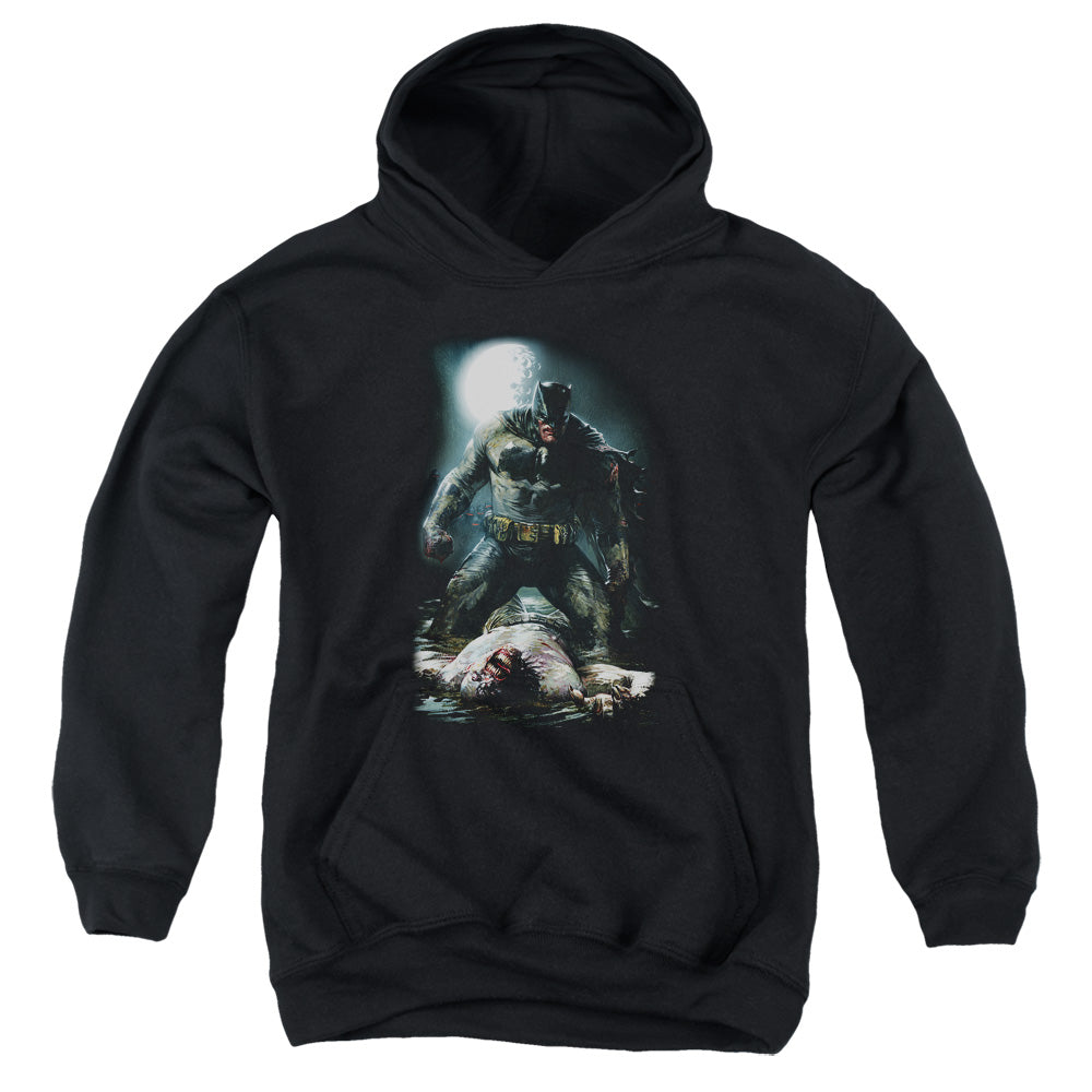Batman Mudhole Kids Youth Hoodie Black Officially Licensed
