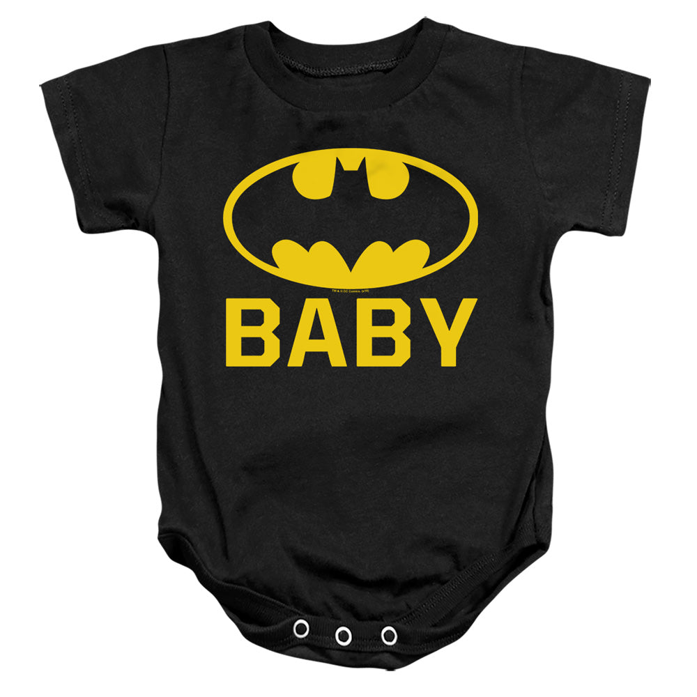 Batman Bat Baby Infant Baby Snapsuit Black 6mos Officially Licensed