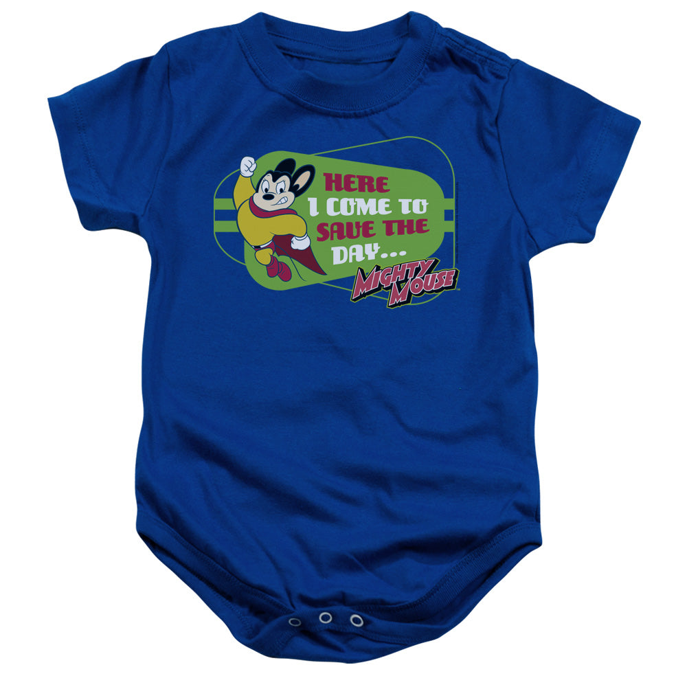 Mighty Mouse Planet Cheese Long Sleeve Kids Youth T Shirt Navy Officially Licensed