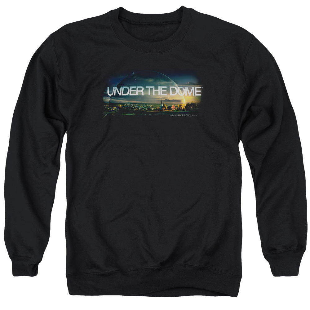 Under the Dome Dome Key Art Mens Crewneck Sweatshirt Black Officially Licensed