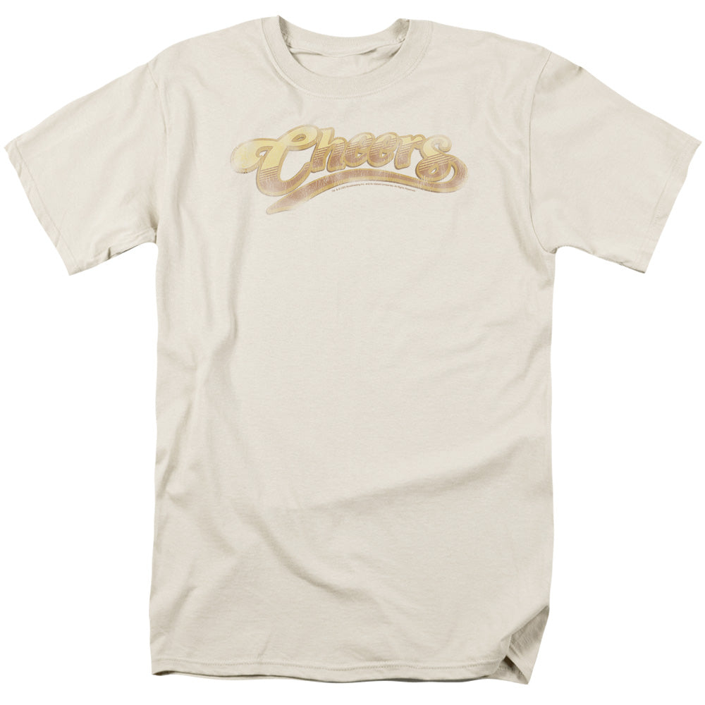 Cheers Cheers Distressed Mens T Shirt Sand Officially Licensed