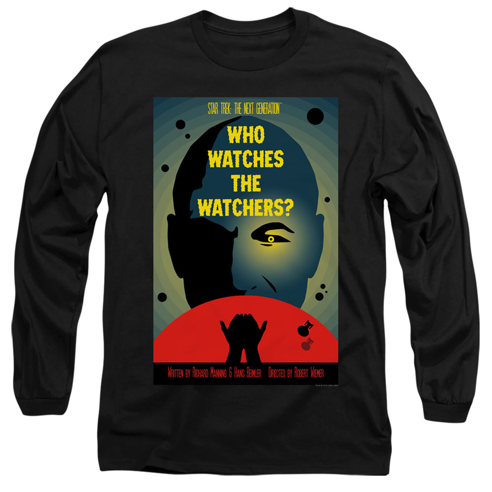Star Trek Tng Season 3 Episode 4 Mens Long Sleeve Shirt Black Officially Licensed Officially Licensed