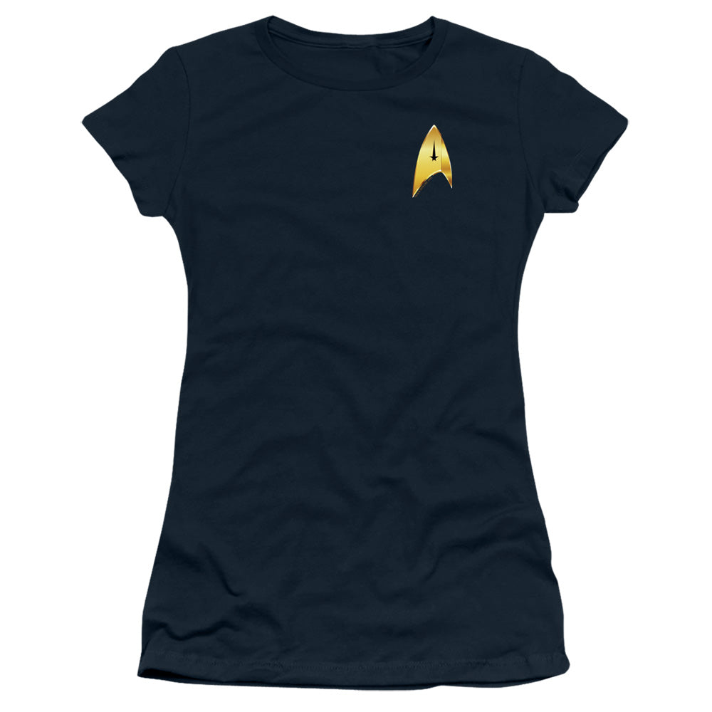 Happy Days on the Record Womens T Shirt Navy Officially Licensed