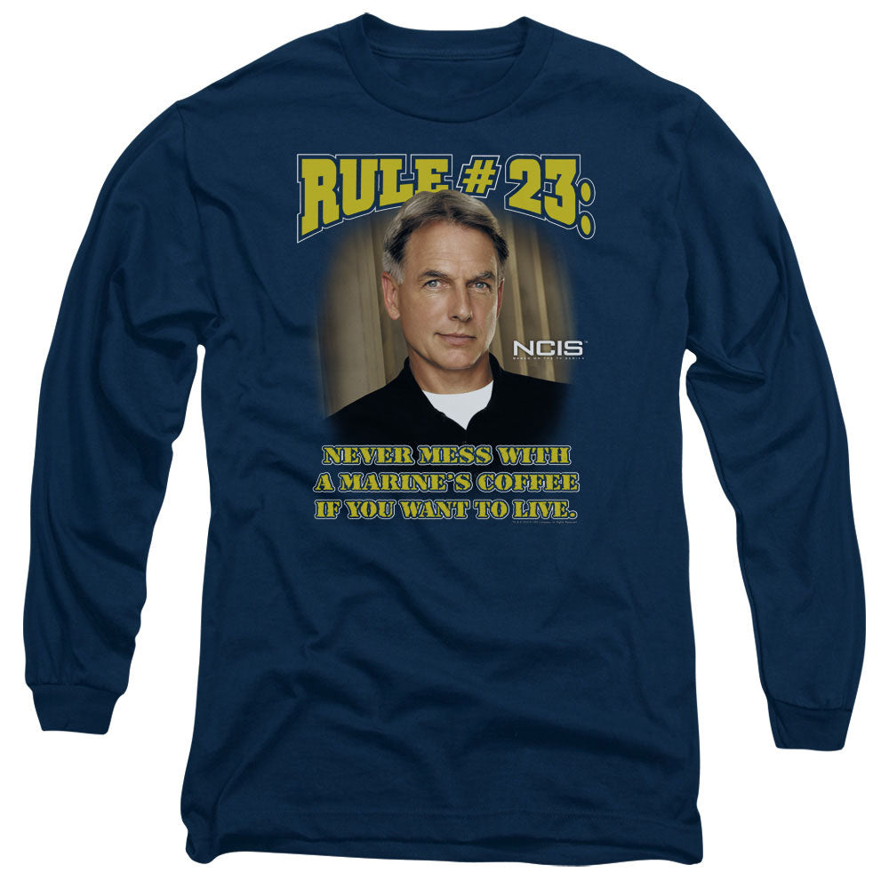 Ncis Rule 23 Mens Long Sleeve Shirt Navy Officially Licensed