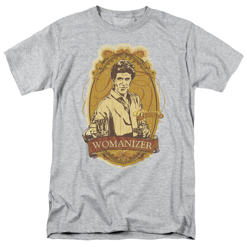 Cheers Womanizer Mens T Shirt Athletic Heather Officially Licensed