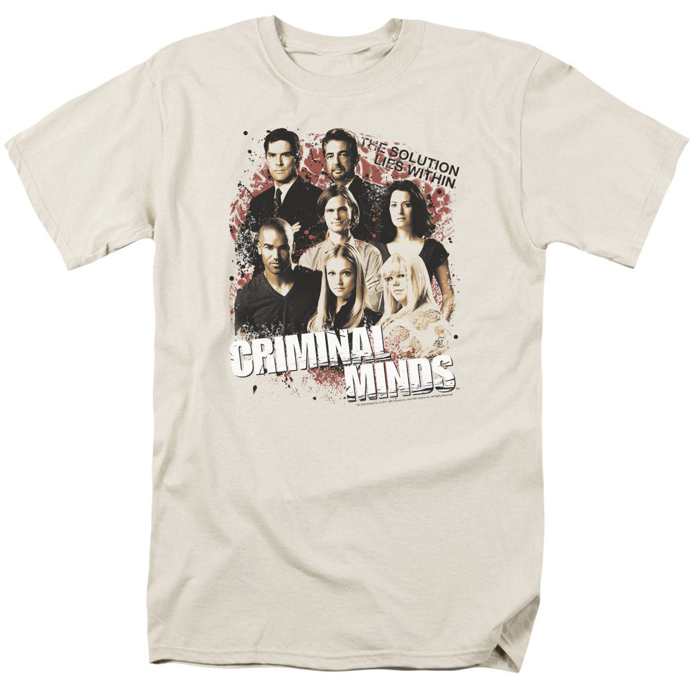 Criminal Minds Solution Lies Within Mens T Shirt Sand Officially Licensed