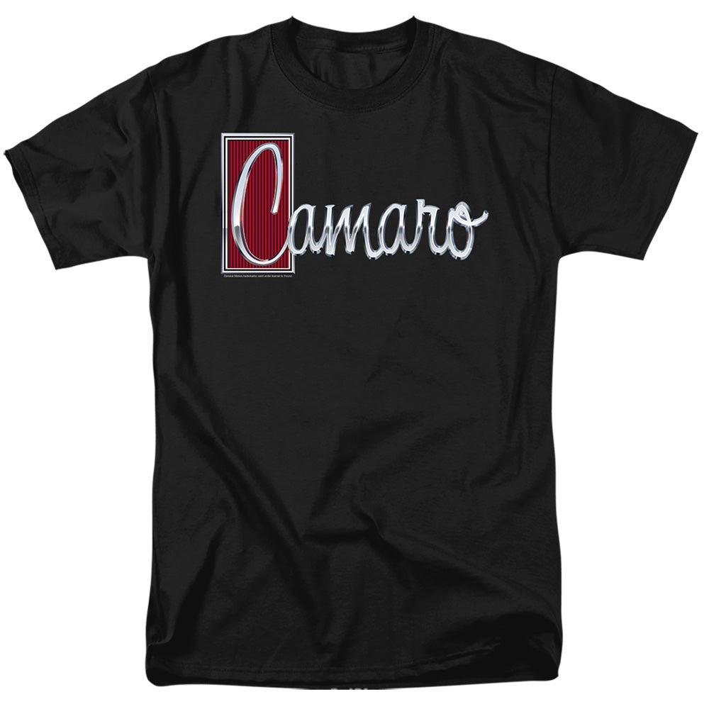 Chevrolet Chrome Script Mens T Shirt Black Officially Licensed