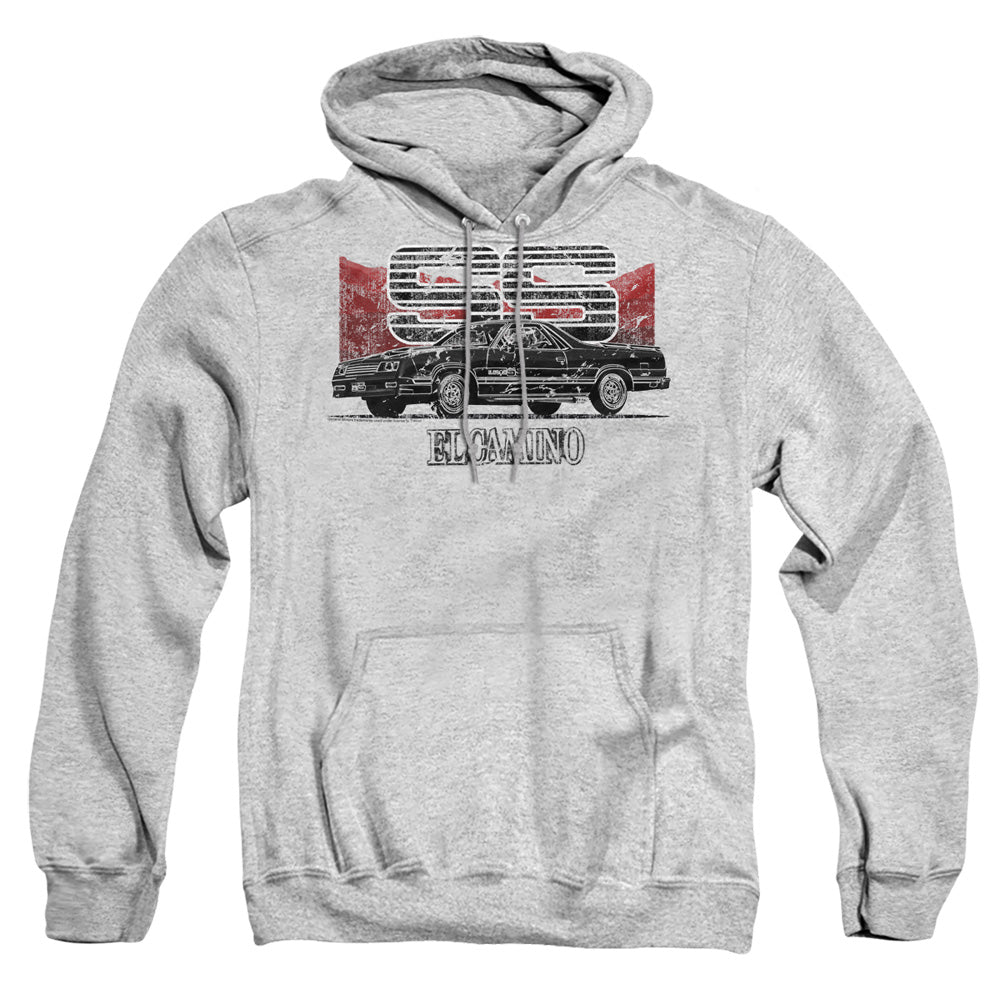 Chevrolet El Camino Ss Mountains Mens Hoodie Athletic Heather Officially Licensed