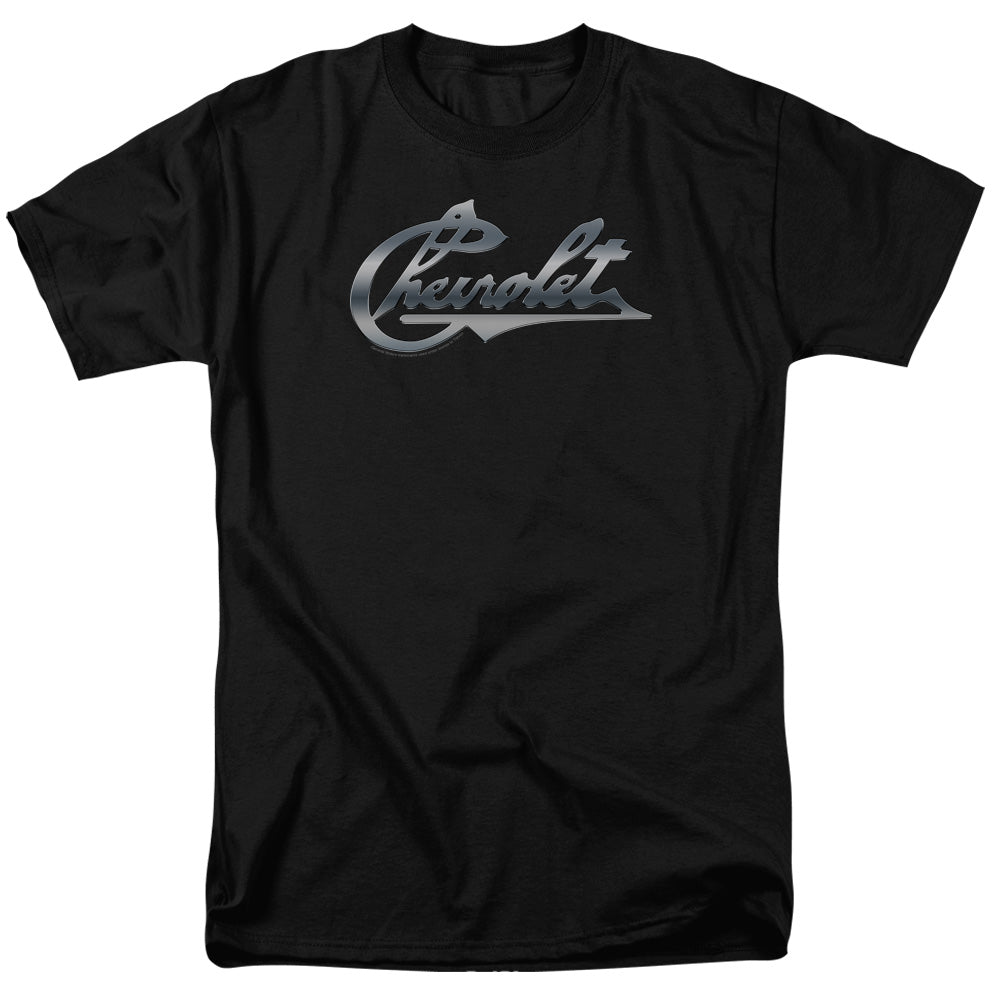 Chevrolet Chrome Vintage Chevy Bowtie Mens T Shirt Black Officially Licensed