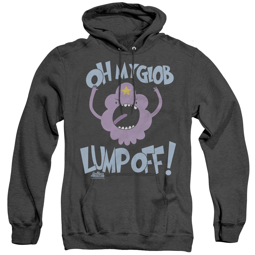 Adventure Time Lump Off Heather Mens Hoodie Black Officially Licensed