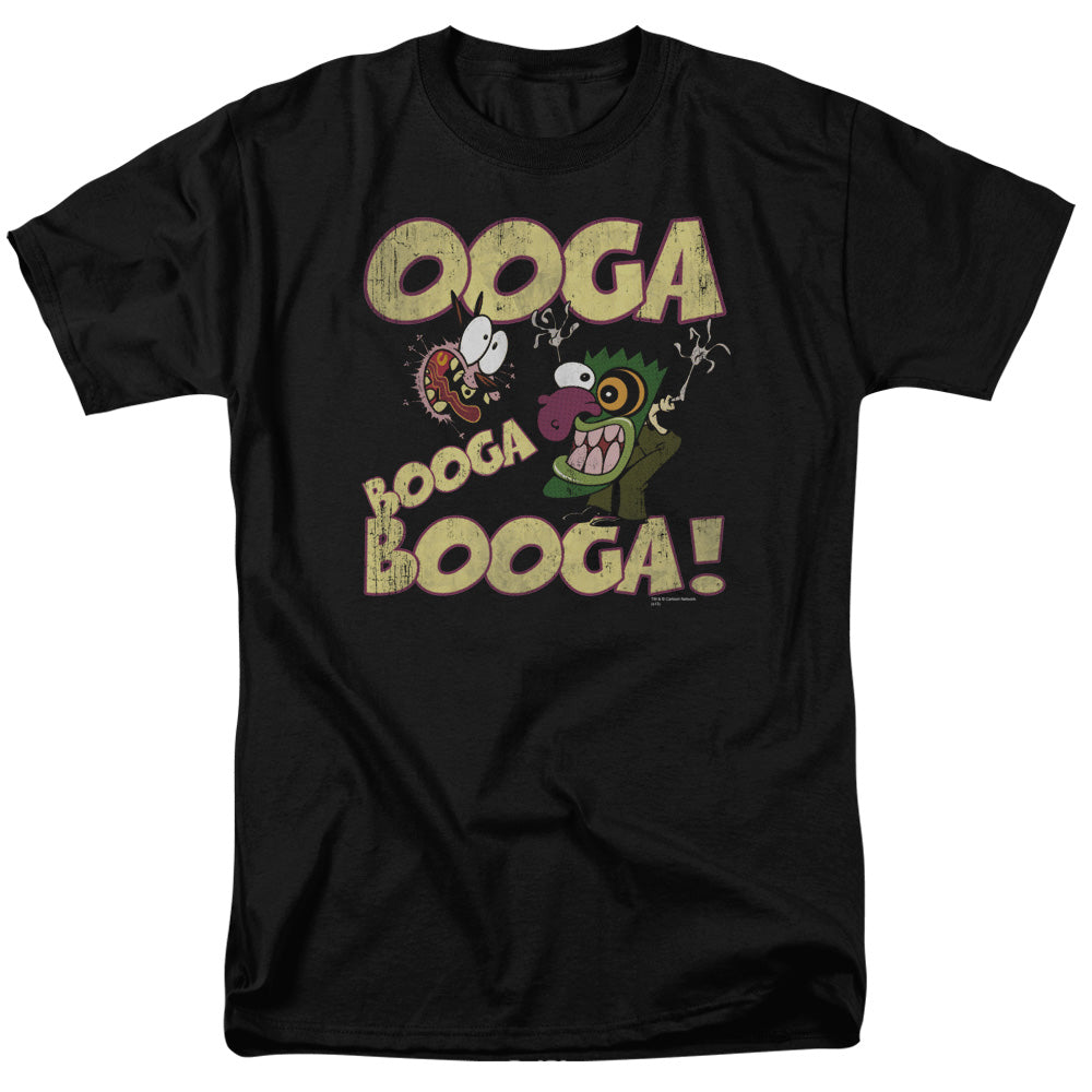 Courage The Cowardly Dog Ooga Booga Booga Mens T Shirt Black Officially Licensed