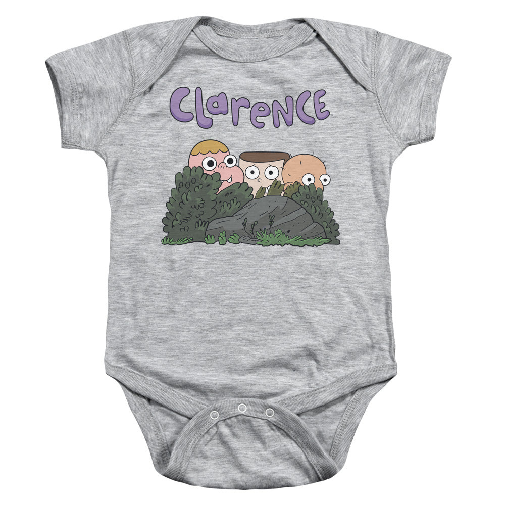 Clarence Gang Infant Baby Snapsuit Athletic Heather Officially Licensed