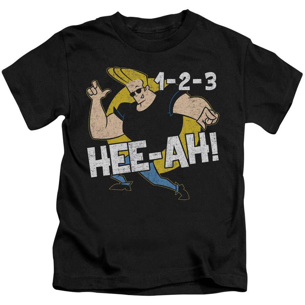 Johnny Bravo 123 Juvenile Kids Youth T Shirt Black Officially Licensed