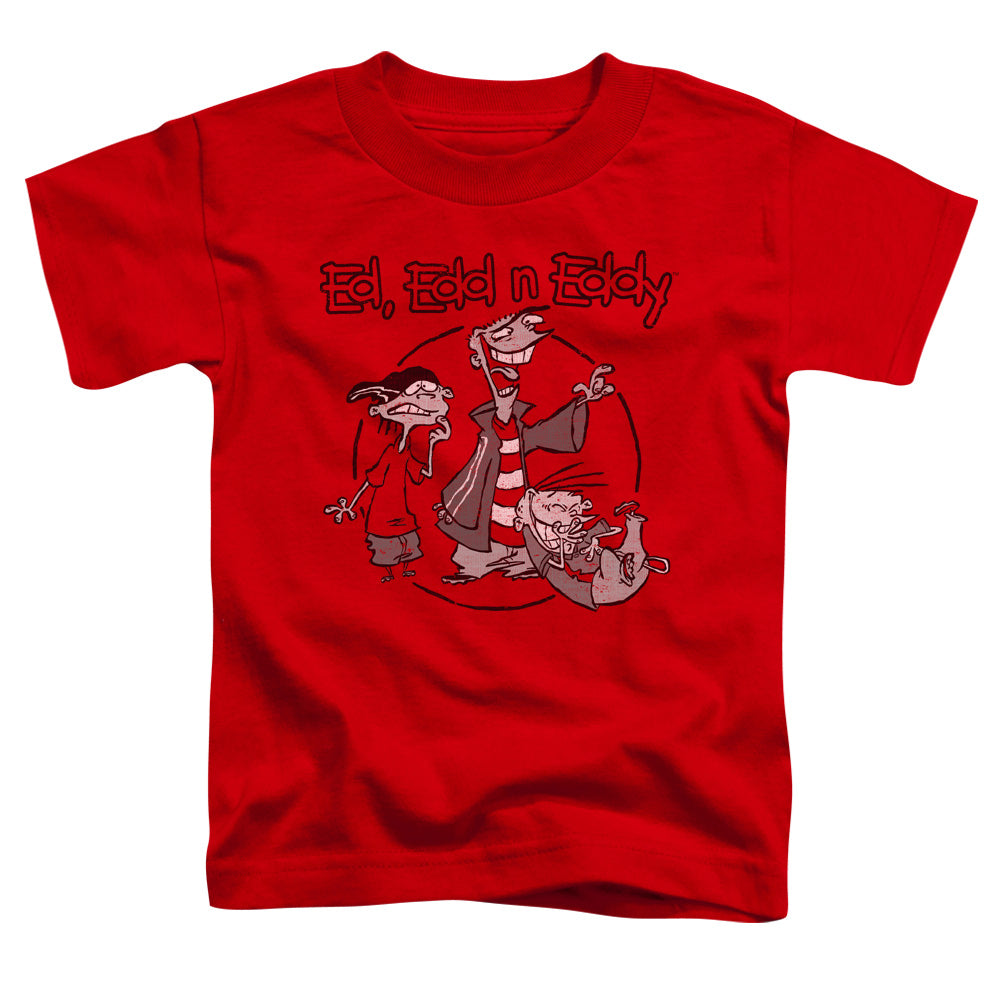 Ed Edd N Eddy Gang Toddler Kids Youth T Shirt Red Officially Licensed