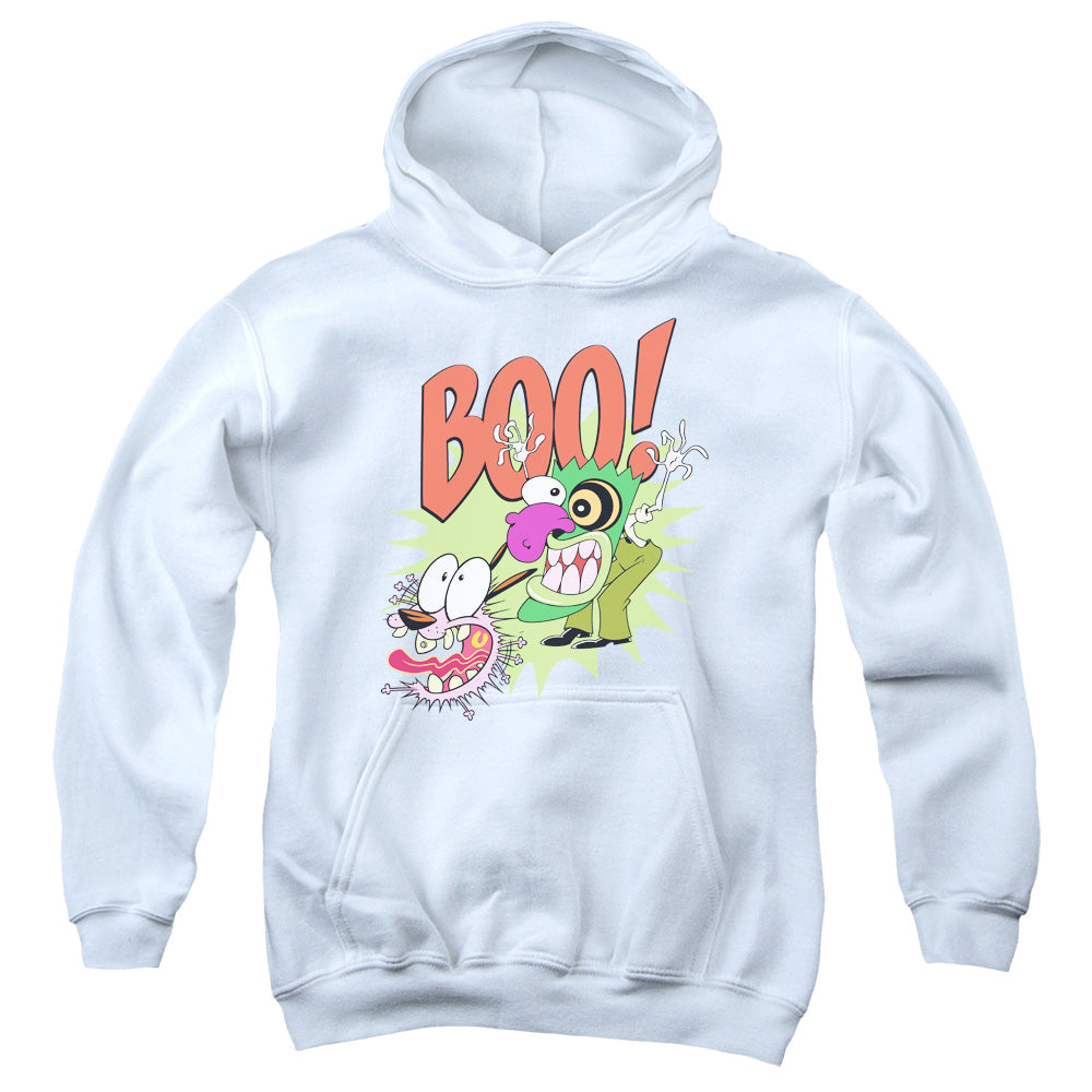 Courage the Cowardly Dog Stupid Dog Kids Youth Hoodie White Officially Licensed