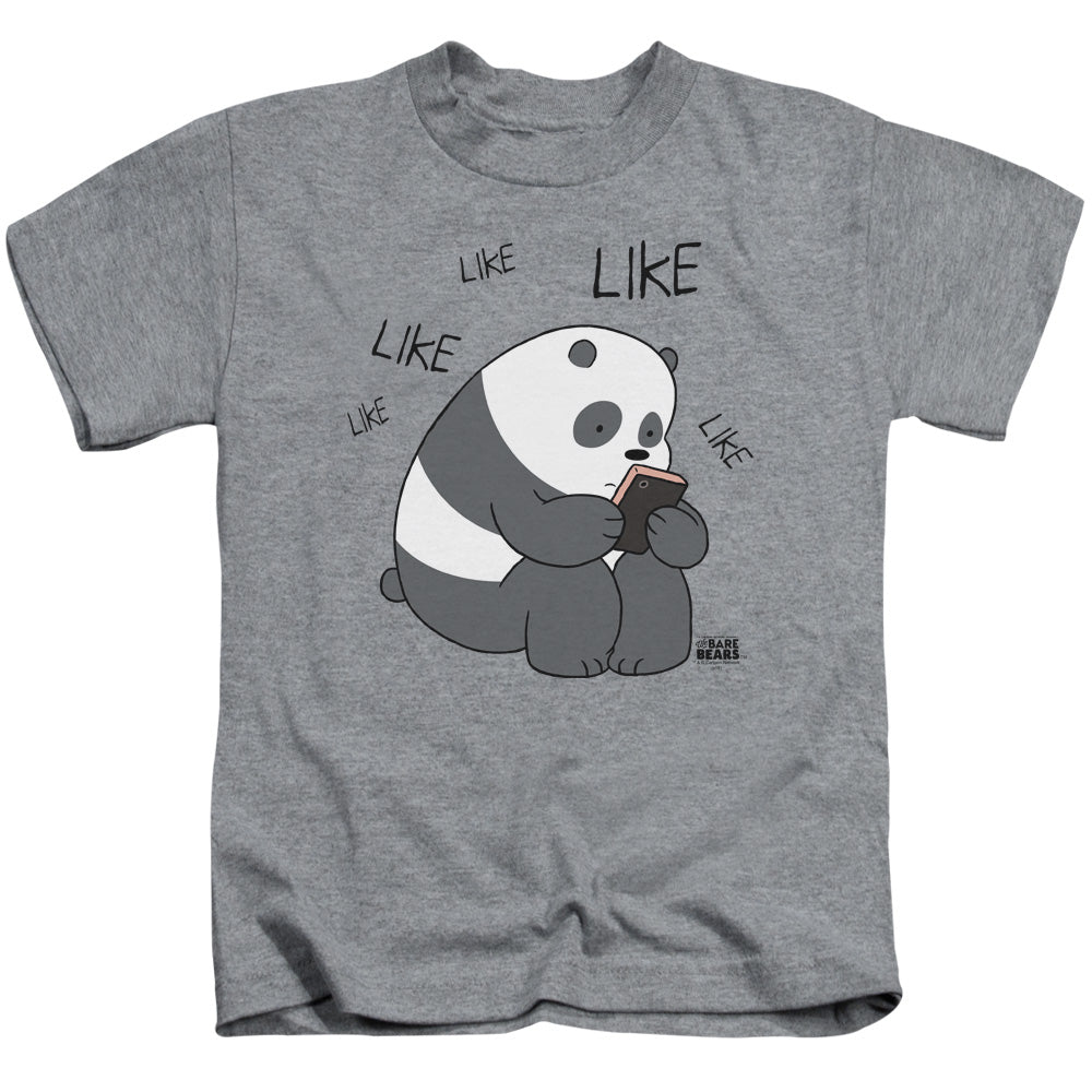 We Bare Bears Like Like Like Juvenile Kids Youth T Shirt Athletic Heather Officially Licensed