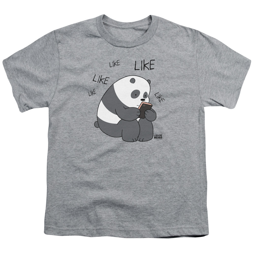 We Bare Bears Like Like Like Kids Youth T Shirt Athletic Heather Officially Licensed