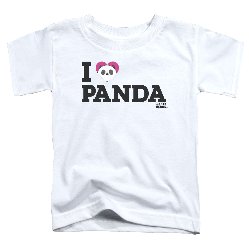 We Bare Bears Heart Panda Toddler Kids Youth T Shirt White Officially Licensed